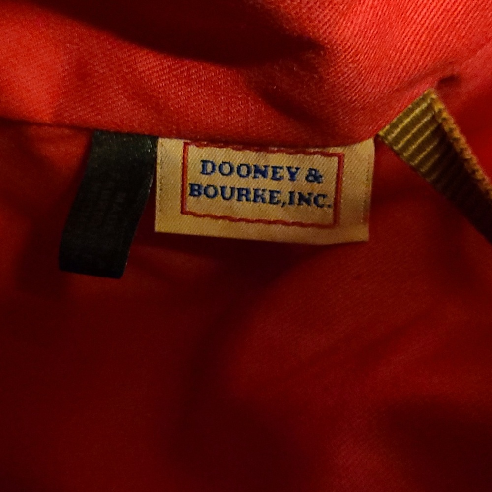 Dooney & Bourke Navy & Gold Bag.  Pre-loved - Picture 13 of 16